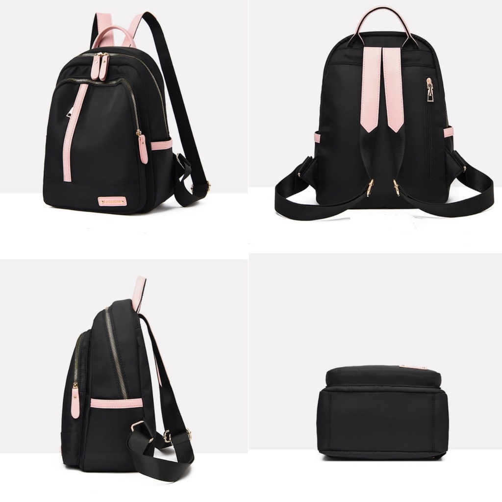 TAS RANSEL WANITA KOREA ANTI AIR HITAM BELLATOR TA698B5 BACKPACK IMPORT GENDONG PUNGGUNG SEKOLAH KULIAH KERJA CEWEK MURAH LUCU FASHION REMAJA KEKINIAN BRANDED BATAM