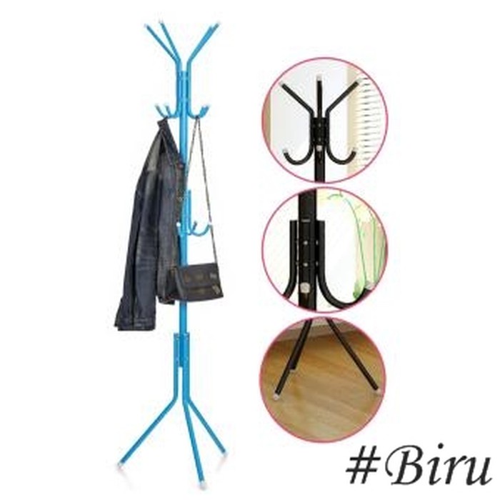 STAND HANGER / Gantungan Berdiri / Hanger Gantungan Baju Tas / Multifunction Standing Hanger BAG HANGER