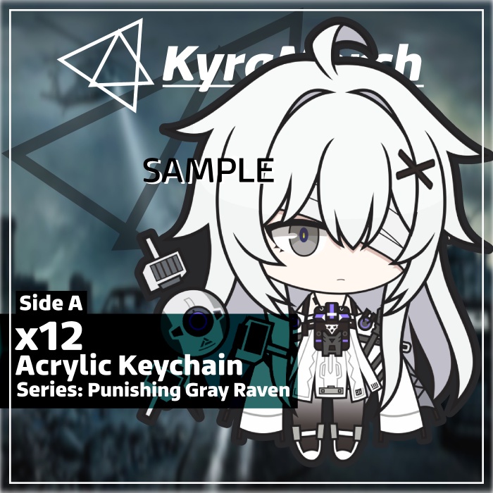 Keychain Punishing Gray Raven x12 (Double Sided)
 | KyraMerch Anime Fanmerch Dealer
