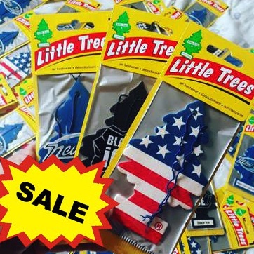 Pengharum Pewangi Parfum Mobil Cemara Little Trees Original vanila bendera USA