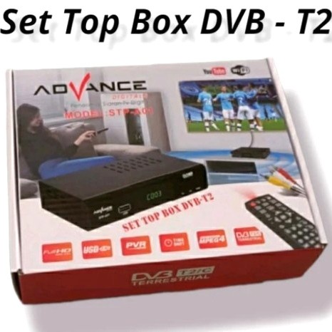 Tv Box Set Top Box Evercross Original Penerima Siaran Tv Digital