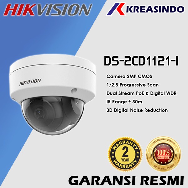 Hikvision DS-2CD1121-I IPcam / IP Camera CCTV 2mp Indoor Garansi Resmi