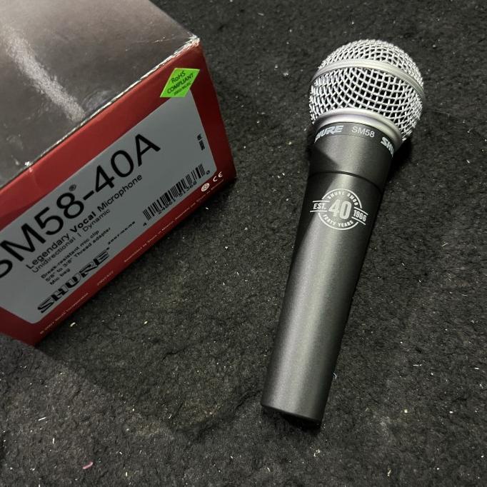 Shure Sm 58 - 40 Anniversary Made In Mexico
