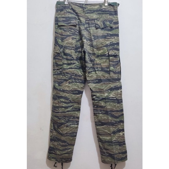 Trouser celana cargo us army military Tiger Stripe Green OG107