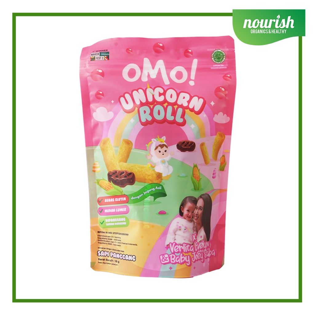 OMO ! OMO Unicorn Roll - Omo Healthy Snack Sehat Bayi Anak 25g