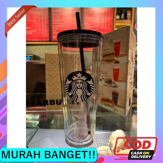 Tumbler Bening Motif Unicorn Pelangi Lucu Unik / Gelas Minum Plastik D Botol Minum Tumbler Starbucks