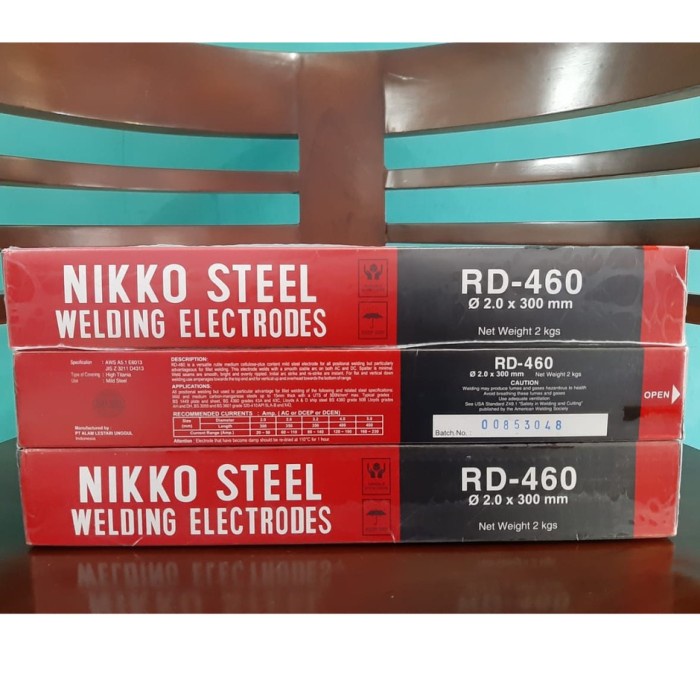 NIKKO STEEL KAWAT LAS LISTRIK 2 MM WELDING ELECTRODES RD-460 RD460
