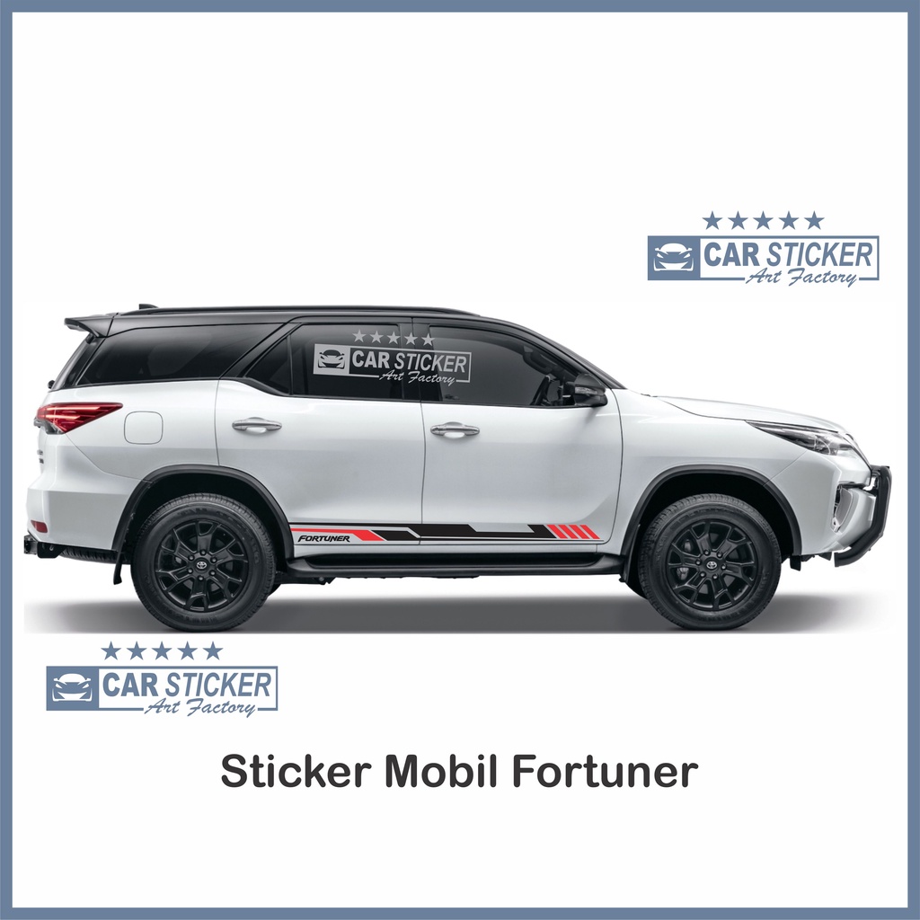 FOR02 sticker striping fortuner sticker mobil fortuner gr sticker gr sport sticker fortuner gr sport