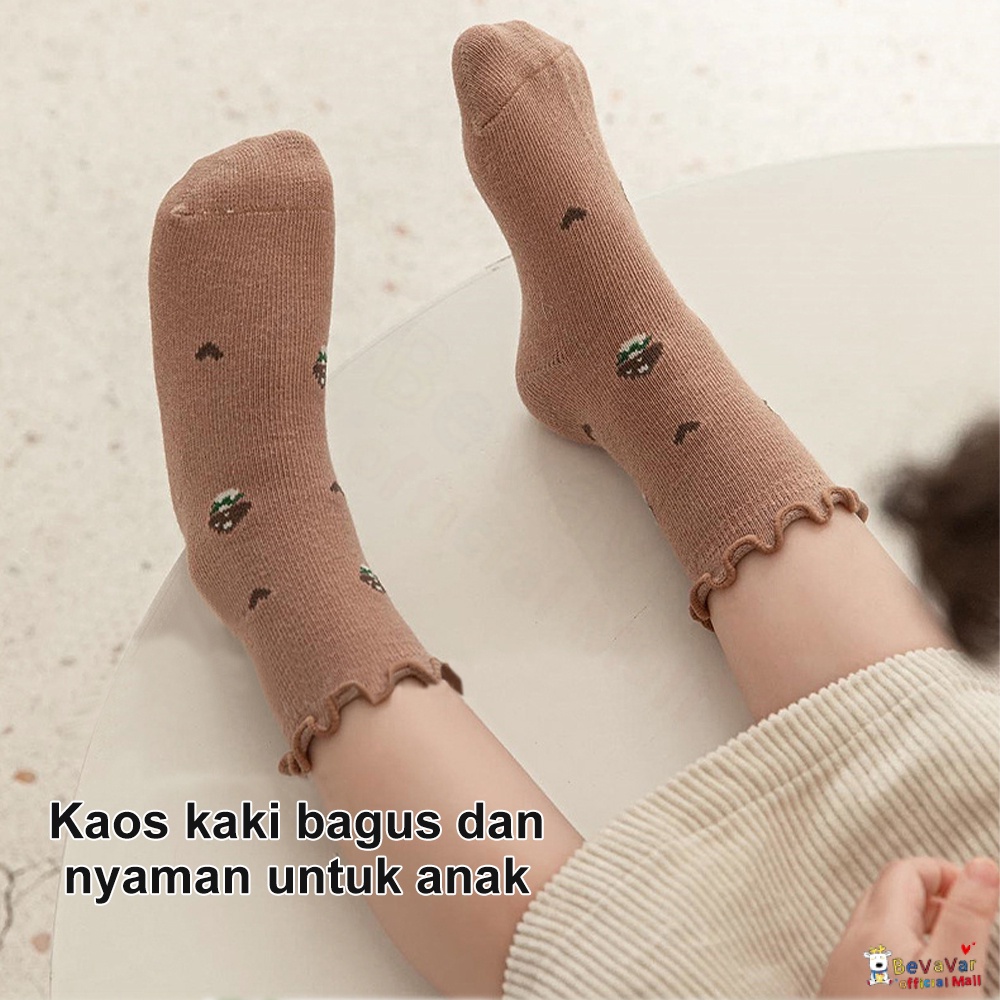 BEVAVAR Kaos Kaki Panjang Bayi Korea Baby Socks