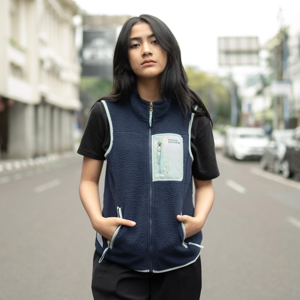 PROMO BUY 1 GET 1 Rompi natgeo HYBRID LINED SHERPA - Vest Natgeo Hybrid lined sherpa - Rompi hangat 