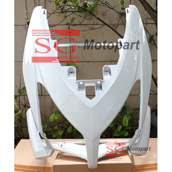 Tameng Depan Besar Putih Vario 110 Karbu