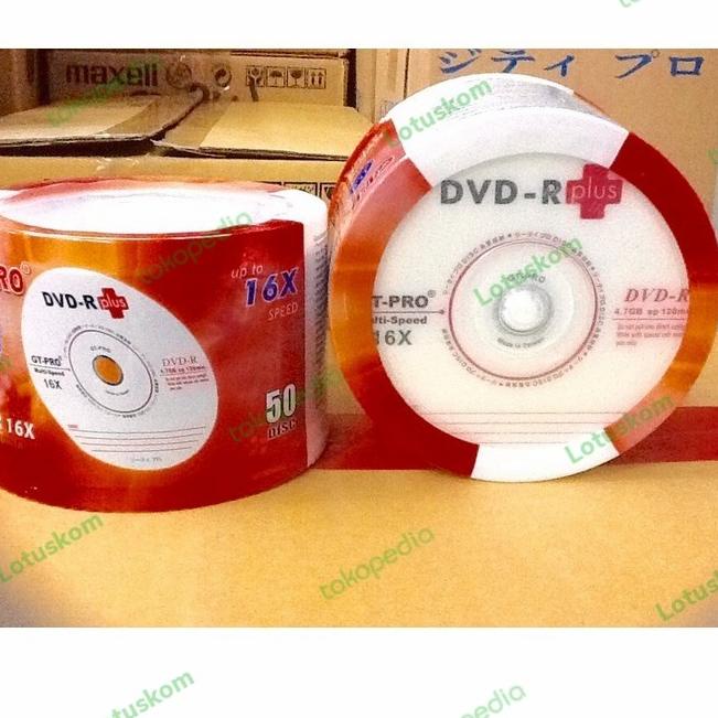 DVD-R Plus GT-PRO 16X 4.7GB (tabung 50pcs)