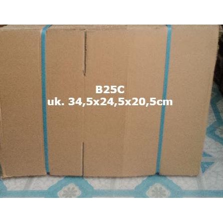 

(B25.C) Kardus - 34,5 x 24,5 x 20,5 Karton Box Boks Polos - isi 25pcs