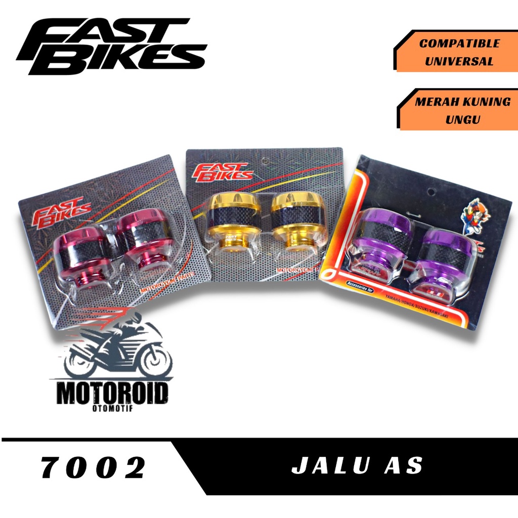 JALU AS CARBON FASTBIKES PELINDUNG RODA DEPAN MOTOR MOTIF CARBON