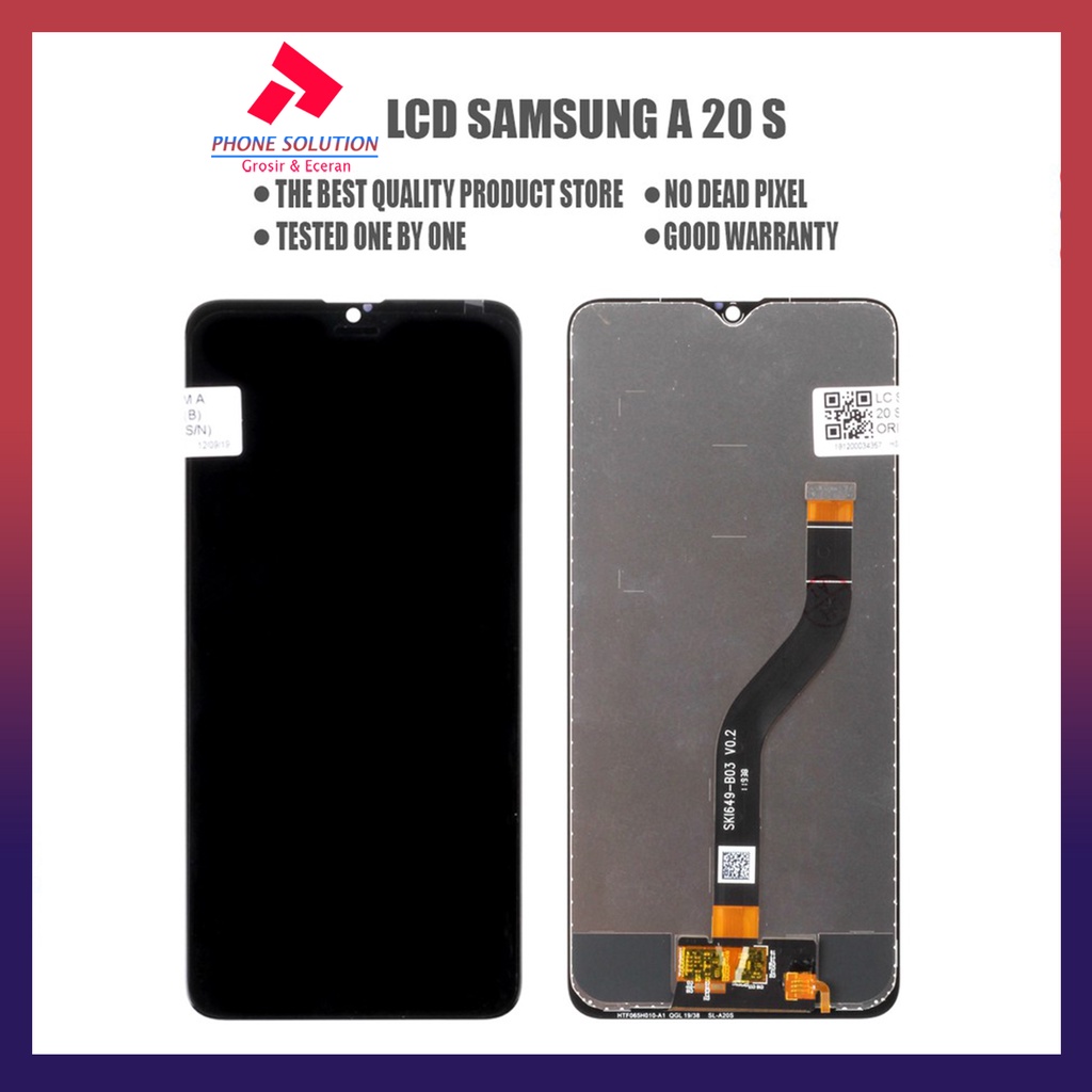 LCD Samsung A20S original 100% Fullset Touchscreen // Supplier LCD Samsung - Garansi 1 Bulan