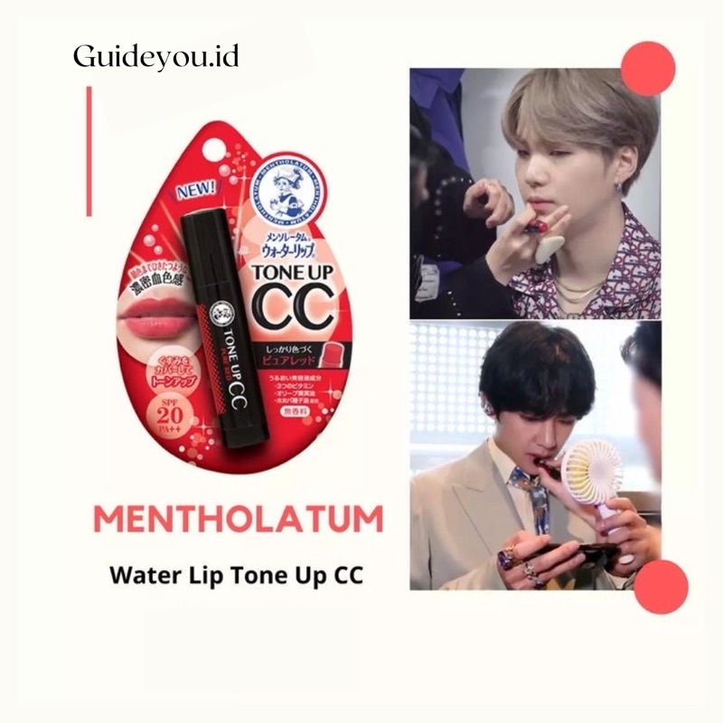 Mentholatum Water Lip Balm Tone Up CC BTS Lip Balm / Lip Balm Suga / Lip Balm V / Lip Balm Jimin