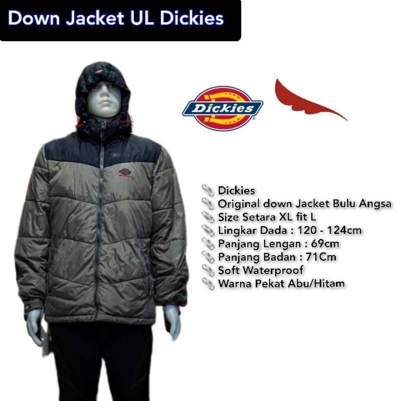Dickies  Original down Jacket Abu Hitam