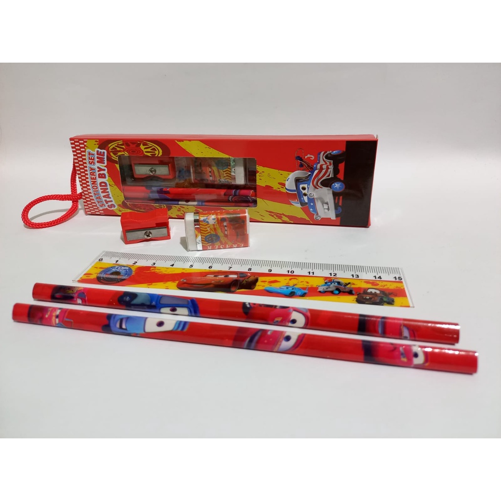 Stationery Paket Alat Tulis 5 in 1 / Alat Tulis Set 5 in 1 / Perlengkapasn Menulis