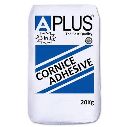 Plamir Sack ( 20 Kg ) Cornice A-Plus / Dempul Gypsum Aplus Serbaguna Gipsum