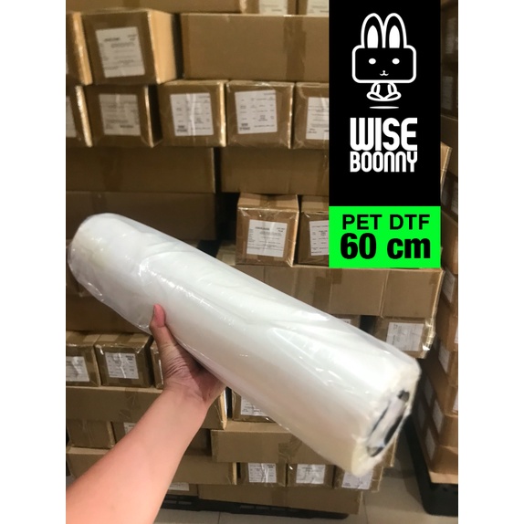 Pet Film DTF 60 CM Grade A coating single matt 75