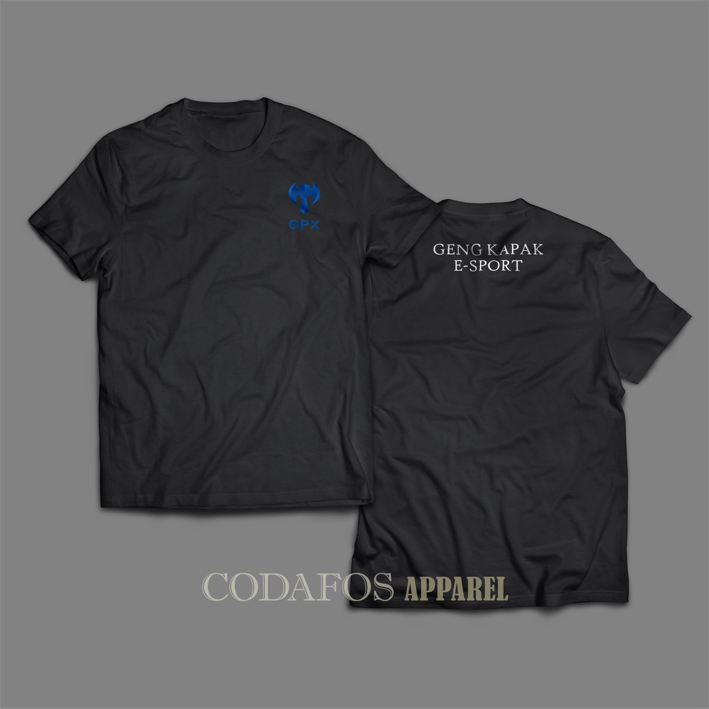 TSHIRT GPX GENG KAPAK ESPORT KAOS LENGAN PENDEK