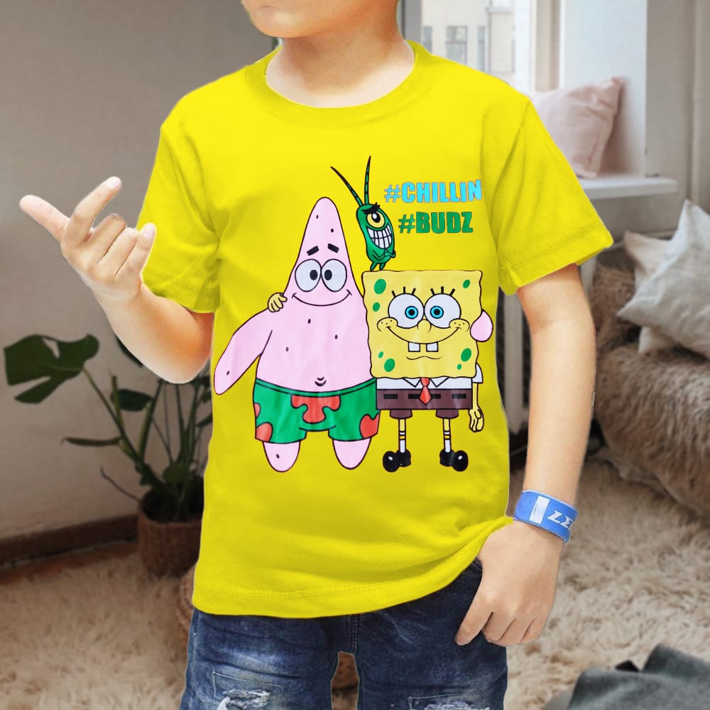 kaos anak pria spongeb0b baru