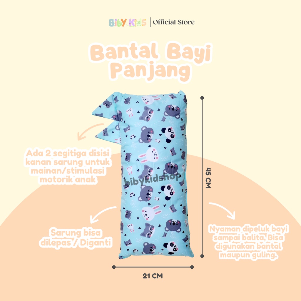 Bantal Bayi Panjang Guling Bayi Karakter Lucu Newborn Hugging Pillow Baby Perlengkapan Tidur Anak Bayi Murah