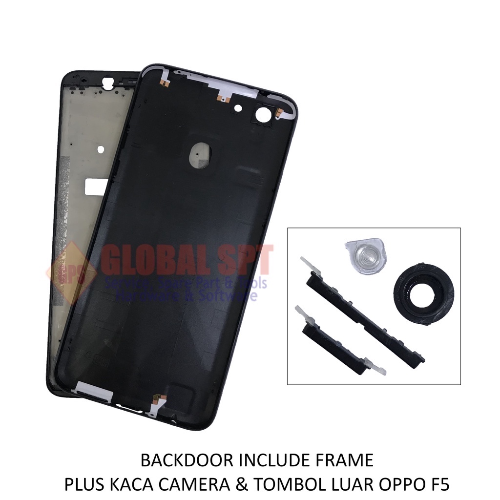 BACKDOOR OPPO F5 INCLUDE FRAME / BACK COVER / TUTUP BELAKANG