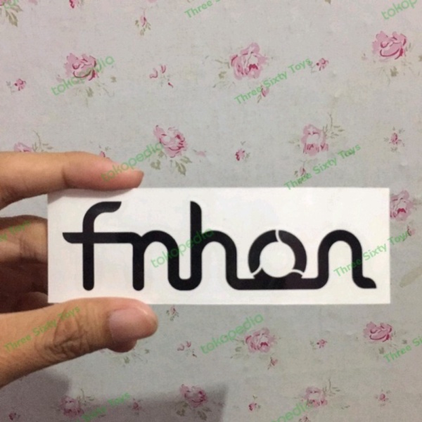 CUTTING STICKER FRAME SEPEDA FNHON GUST - Hitam Termurah