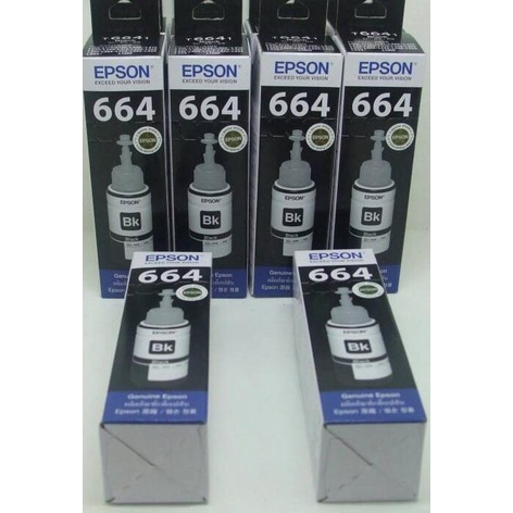 Tinta Printer Original Epson 664 Black / Hitam T6641 L385 L485 L565