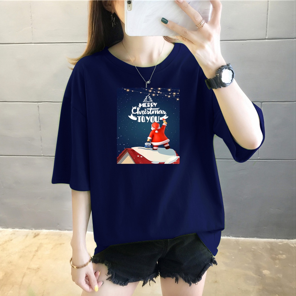 KAOS 0VERSIZE WANITA SPECIAL CRISTMAS EDITION 6