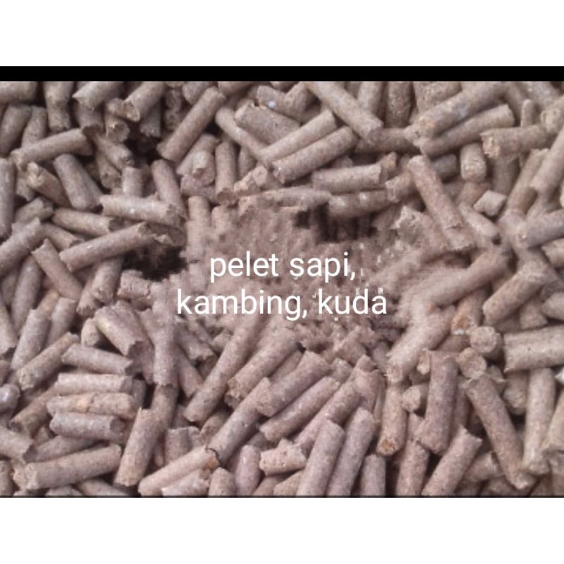 pelet sapi, kambing, kuda