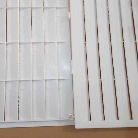 jalusi/lubang angin pintu pvc - Putih