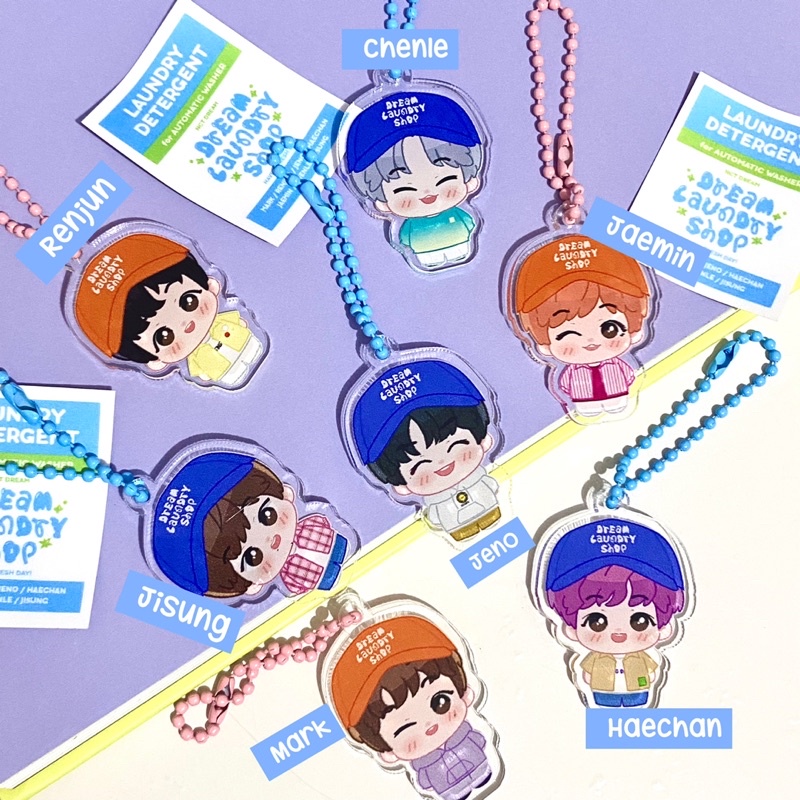 Tumblergrafik Nct Dream Laundry Shop Collection Fanart Nct Mirror Keychain Standee Nct Dream Laundry