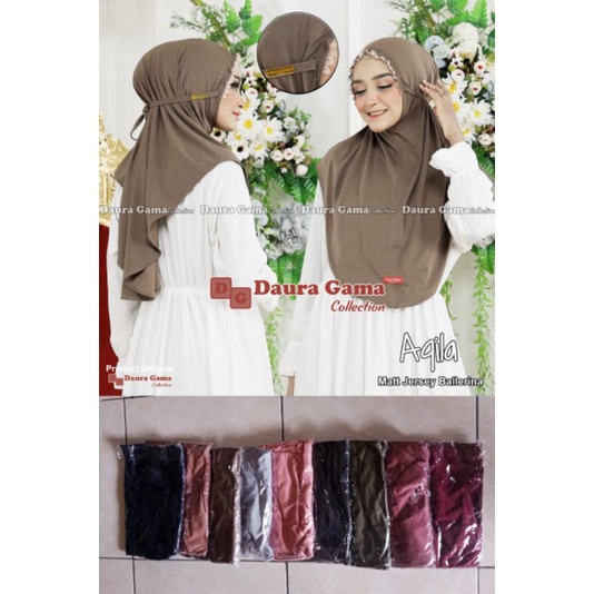 jilbab kerut renda jersey
