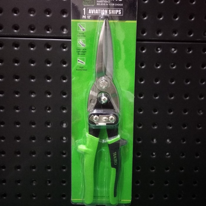 [BAYAR DITEMPAT] Gunting Seng Tekiro 12 Lurus - Tekiro Straight Aviation Snips 12 / Perlengkapan Rum