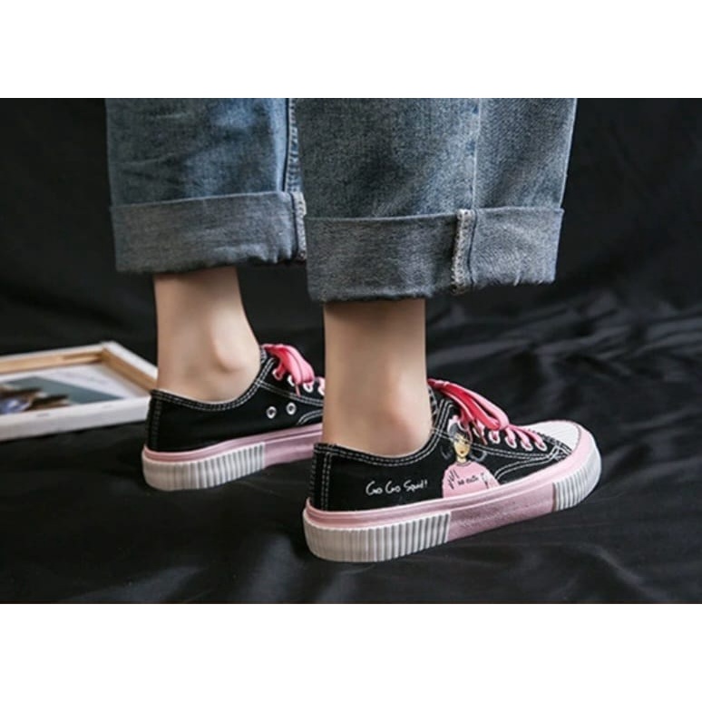 REIN SEPATU SNEAKERS WANITA  AS177