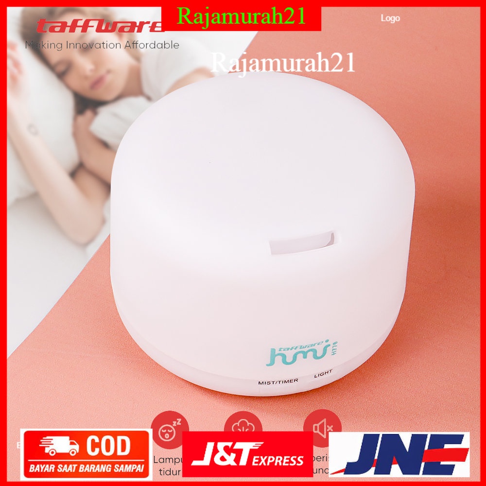 Taffware Air Humidifier Aromatherapy Oil Diffuser + 7 LED - White - OMHX1OWH