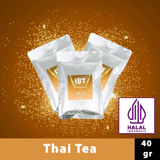 

Bahan Minuman Bubuk Rasa Thai Tea Instant IBT Drink Powder Sachet