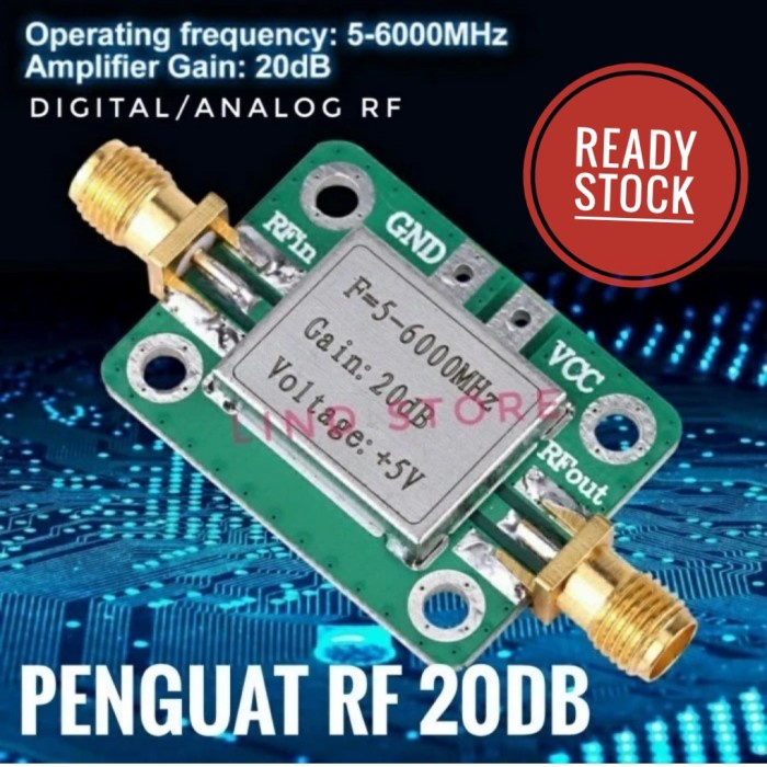 Penguat Sinyal Rf Amplifier Booster Penguat Sinyal Rf