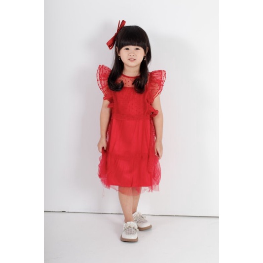 Merry Dress GIRL hallo.falo | baju natal anak | dress natal anak | baju christmas | dress christmas 