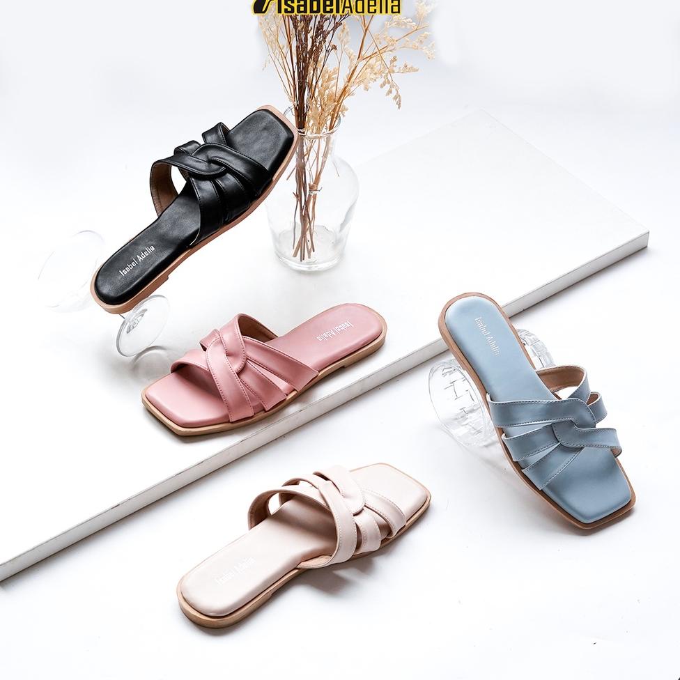 Isabel Adelia Sendal Wanita Kekinian VIRNIKA Slip Sandal 0D5