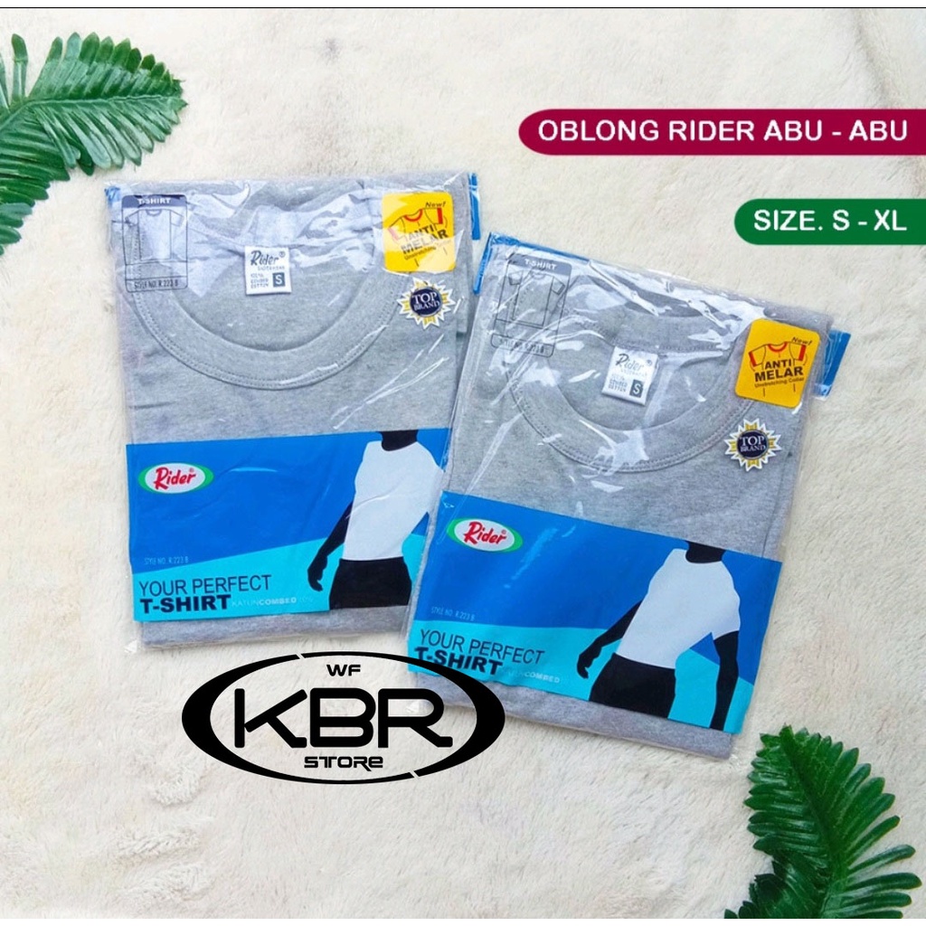 OBLONG RIDER O-Neck / oblong dalam pria / baju dalaman kerja pria KBR STORE