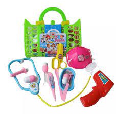 MAINAN EDUKASI ANAK DOKTER SET TAS KERANJANG MS01 SET ALAT PERLENGKAPAN DOKTER MS 01