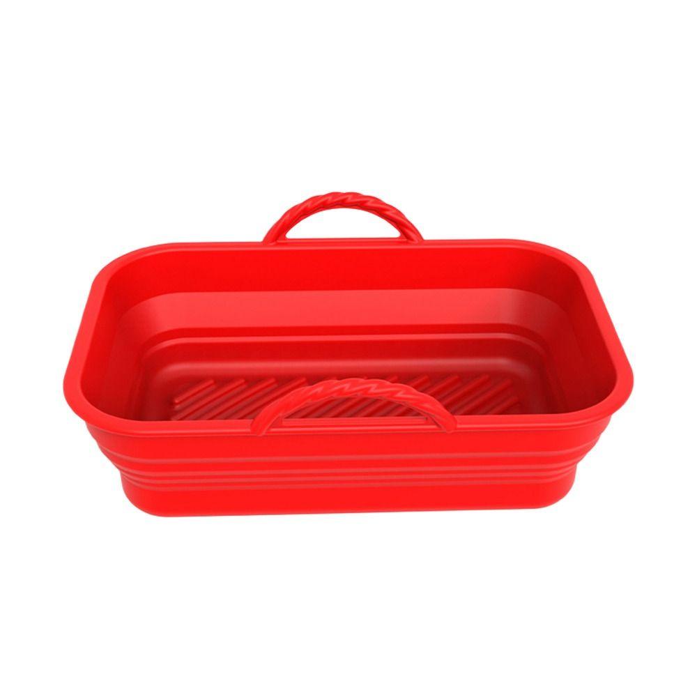 Preva Panci Silikon Dapur Baking Basket BBQ Plate Pemanas Reusable Baking Pan