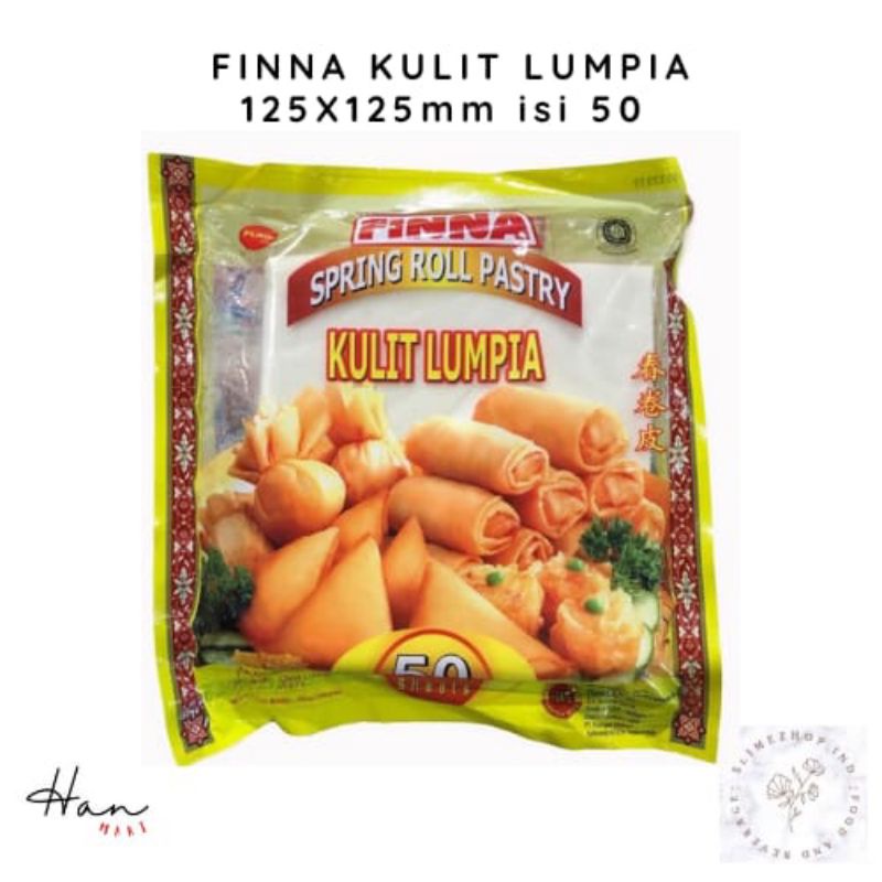 

FINNA KULIT LUMPIA (SP ROLL SKIN) 125X125 MM ISI 50 LBR