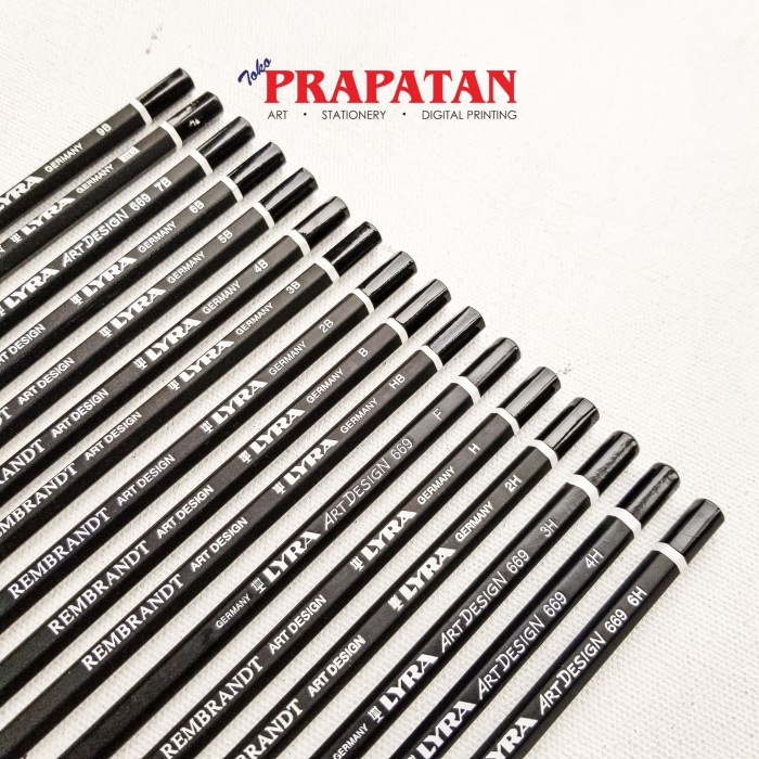 

Lyra Rembrandt Art Design 669 Graphite Pencils - B NANDAA