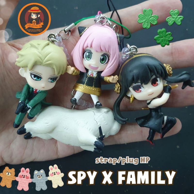 strap/gantungan hp anime spy x family
