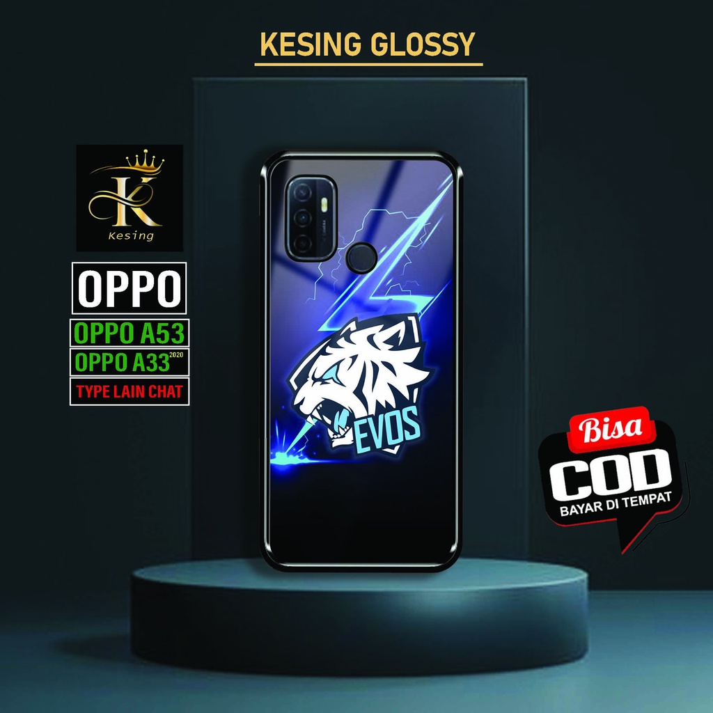 Case Oppo A33 / A53 2020 - Casing Premium - Hardcase Kaca - Softcase Oppo  A33 2020 - Case Oppo A53 