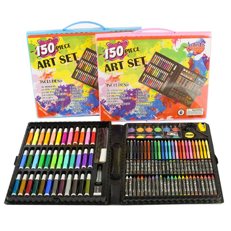 

Alat Melukis Crayon Pensil Warna Anak Crayon Set Isi 150Pcs Art set Alat Mewarnai Anak Krayon Lengkap